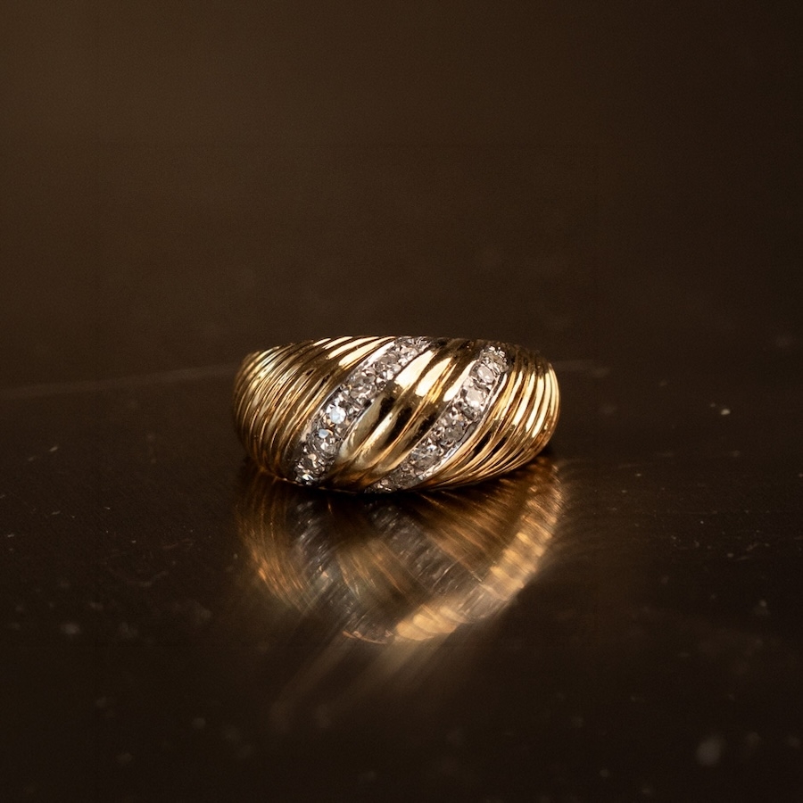 PIERŚCIONEK Z DIAMENTAMI