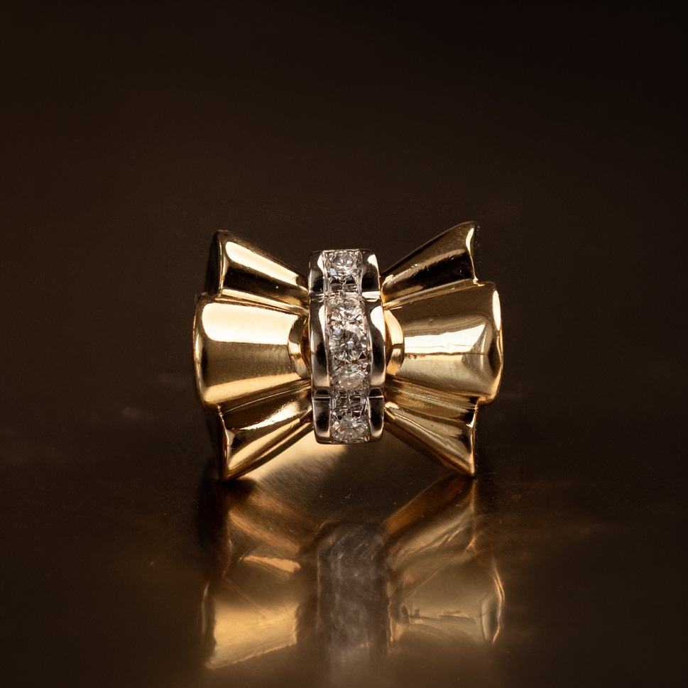 PIERŚCIONEK Z BRYLANTAMI